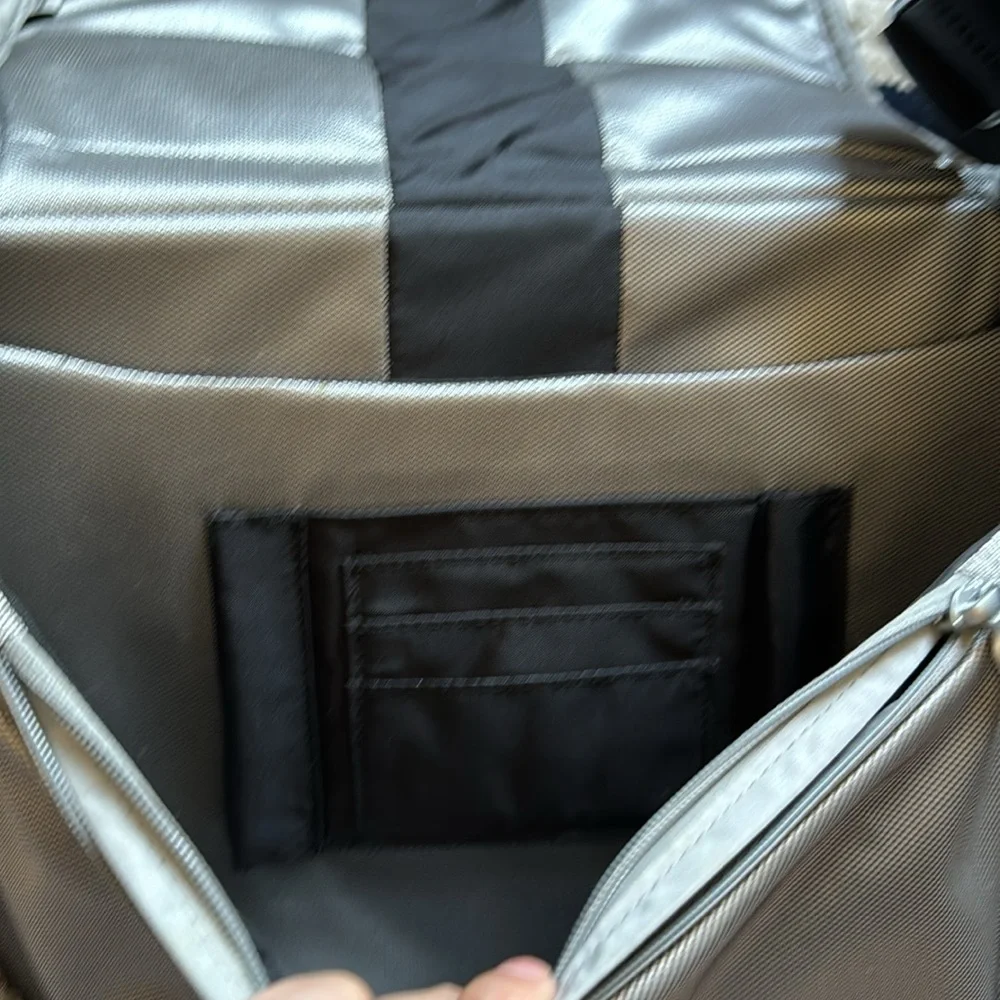 TUMI black travel laptop bag / briefcase